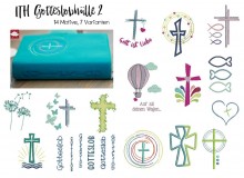 ITH Stickmuster - Gotteslobhülle 2 inkl. Motive